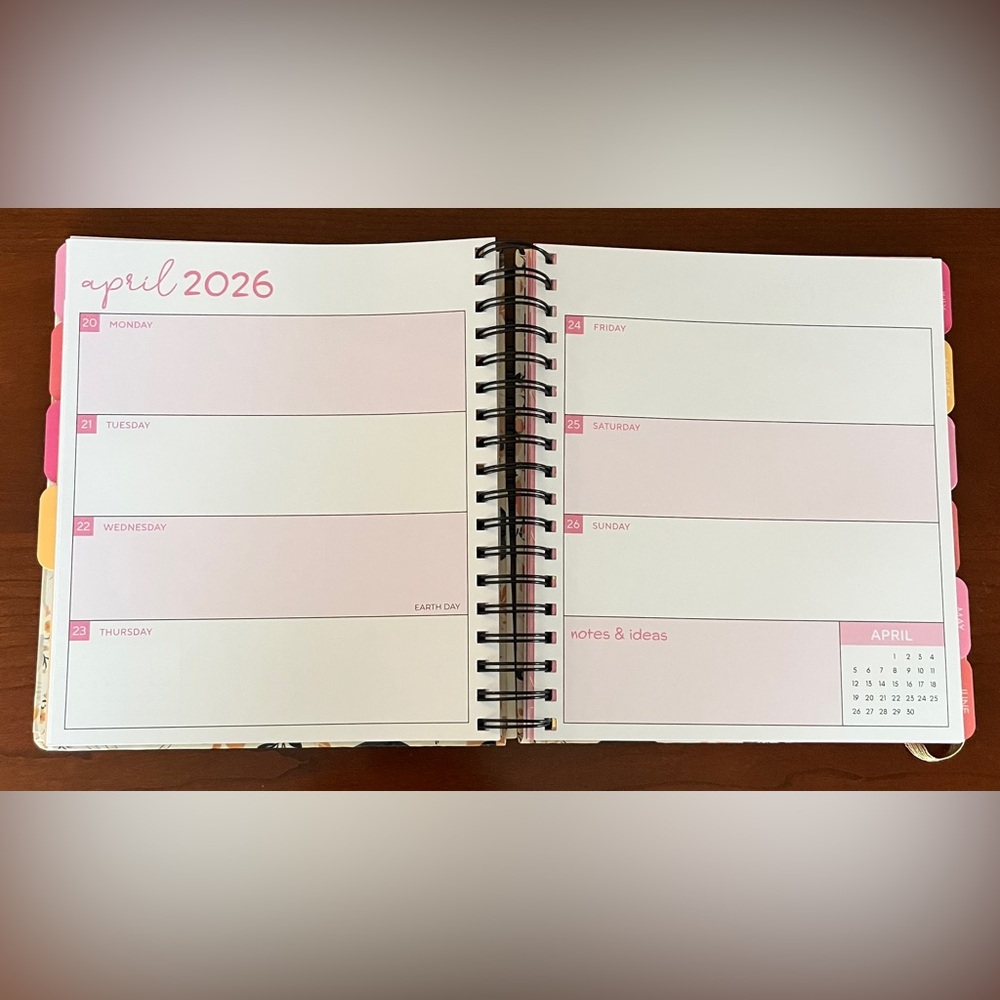 2026 Weekly Planner Spiral Bound in Hardcover Cat Design, 12 Month Planner NWT - Picture 7 of 10